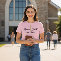 Load image into Gallery viewer, Move In Faith Not Fear - Relaxed fit cotton t-shirt