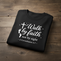 Load image into Gallery viewer, Walk by Faith Not By Sight - Women's Relaxed Fit T-Shirt