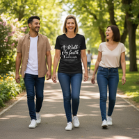 Load image into Gallery viewer, Walk by Faith Not By Sight - Women's Relaxed Fit T-Shirt