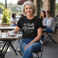 Load image into Gallery viewer, Walk by Faith Not By Sight - Women's Relaxed Fit T-Shirt